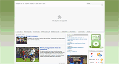Desktop Screenshot of fmciudadameghino.com.ar
